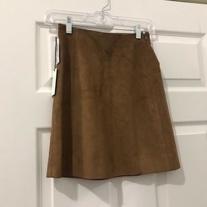 Aritzia suede skirt